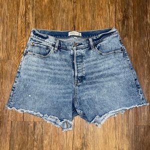 Abercrombie and fitch jean shorts